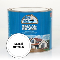 Эксперт Эмаль ПФ-115М мат белая 1,8кг /6