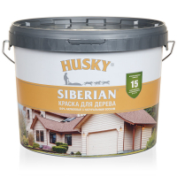 HUSKY SIBERIAN Краска для дерева акриловая Серый RAL7042  9л