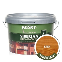 HUSKY SIBERIAN ЭКО-ЛАЗУРЬ Антисептик полуматовый клен 2,5л