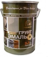 Грунт-эмаль (3в1) зеленый мох (6 кг)/4 Радуга