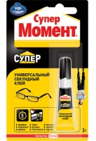 Клей "Супер Момент" Супер мини-трио 1 г.*3 шт/12 на блистер-карте
