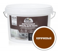 Эксперт Эмаль для пола акрил. п/гл. коричневая(1кг,6шт)