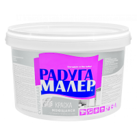 Краска ВД-АК интерьерная моющаяся супербелая (14 кг) Радуга