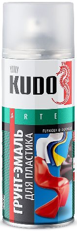 6003 Грунт-эмаль для пластика белая  KUDO (0,52л)/12