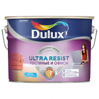  Краска Dulux Ultra Resist Гостиные и офисы BW (2,5 л)
