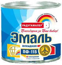 Эмаль ПФ-115 ГОСТ 6465-76 бирюзовая (0,9 кг)/14 Радуга
