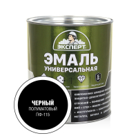 Эксперт Эмаль ПФ-115 п/матовая черная 2,5 кг /6