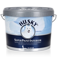 HUSKY Super Paint Interior износост. мат. акрил. интерьер. краска  (10 л) ""