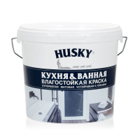 HUSKY Краска для кухонь и ванных комнат  -20 5л