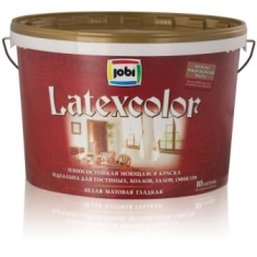 Jobi LATEXCOLOR A7 -20С° Краска моющаяся латексная  ( 0,9 л) /6шт