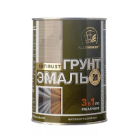 Грунт-эмаль (3в1) красная (0,9кг)/14 Радуга 
