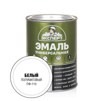 Эксперт Эмаль ПФ-115 п/матовая белая 0,8 кг /6