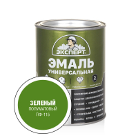 Эксперт Эмаль ПФ-115 п/матовая зеленая 0,8 кг /6