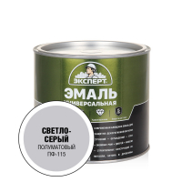 Эксперт Эмаль ПФ-115 п/матовая светло-серая 1,8 кг /6