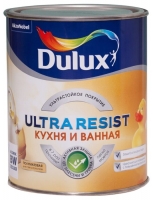 Краска Dulux ULTRA RESIST Кухня и ванная п/мат. BW 1л