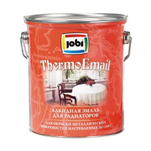 Jobi THERMOEMAIL  эмаль для отопит. приборов п/м (0,9л)/ 6 шт