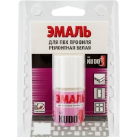 KU-7K6101 Эмаль для ПВХ профиля с кисточкой KUDO (15мл)/6