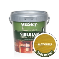 HUSKY SIBERIAN ЭКО-ЛАЗУРЬ Антисептик полуматовый сосна (калужница)2,5л