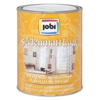 Jobi SEIDENMATTLACK  эмаль белая шелк. мат.(0,9л)/ 6шт 