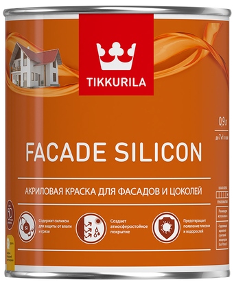 Tikkurila Краска фасадная Facade Silicon VVA гл/мат 2,7л