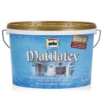 Jobi MATTLATEX О4  Краска влагостойкая (10 л)