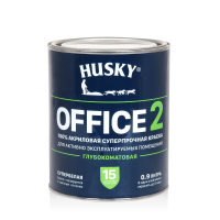 HUSKY OFFICE 2 Акриловая суперпрочная краска база А -20С (0,9л/6)