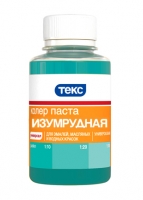 Паста колеровочная "ТекС" универсальная изумрудная (0,1л)/30 ТЕКС