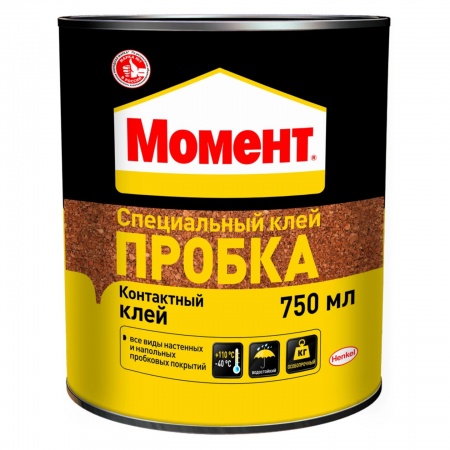 Клей "Момент" Пробка 750мл/6