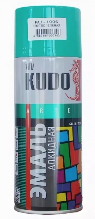 1020 Эмаль универс.бирюзовая RAL5018 KUDO (0,52л)/12