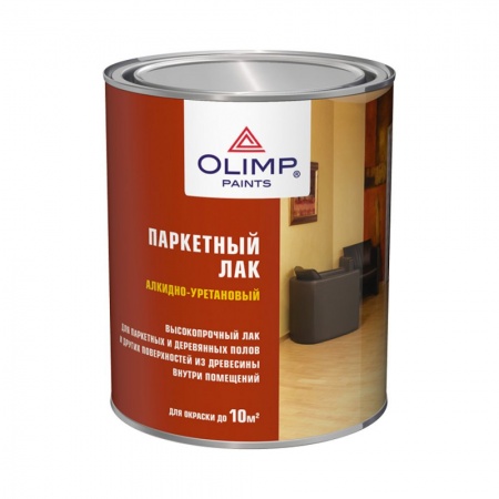 Олимп ЛАК паркетный п/матовый (0,9л)/ 6 шт