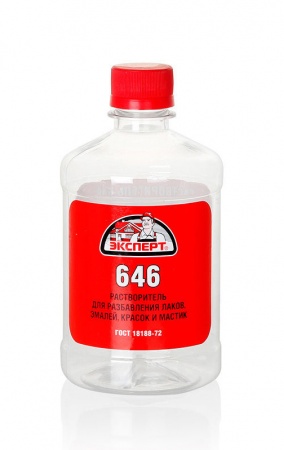 Эксперт растворитель  646 (0,5л /пэт)12