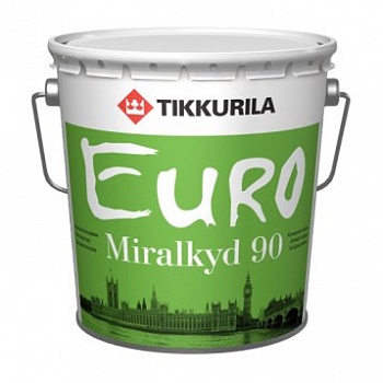 Tikkurila Эмаль MIRALKYD/PESTO 90 А в/глянц./Миралкид 9л