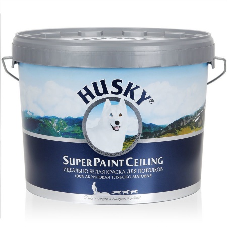 HUSKY SUPER PAINT CELING Краска потолочная (10л)""