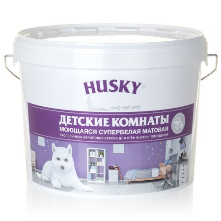 HUSKY Краска для детских комнат база С 0,9л/6