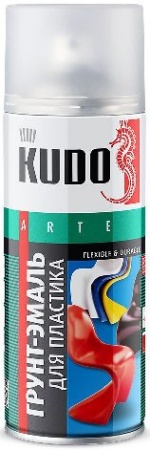 6006 Грунт-эмаль для пластика красная  KUDO (0,52л)/12