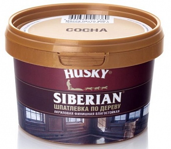 HUSKY Шпаклевка по дереву дуб -20С° (0,8кг/12)