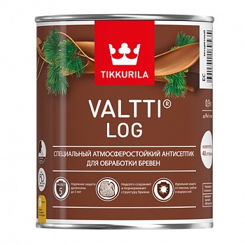 Tikkurila VALTTI LOG матовый антисептик для бревен EC 2.7л.