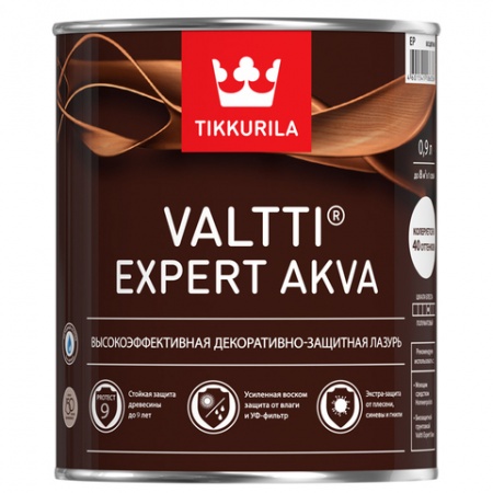 Tikkurila Антисептик VALTTI EXPERT AKVA Валти эксперт аква сосна 0,9л/6
