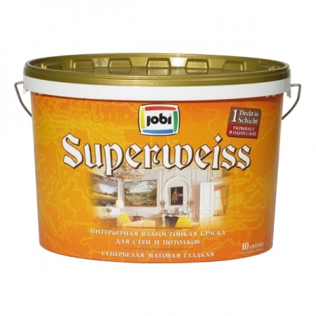 Jobi SUPERWEISS L3  Краска влагостойкая ( 5 л)