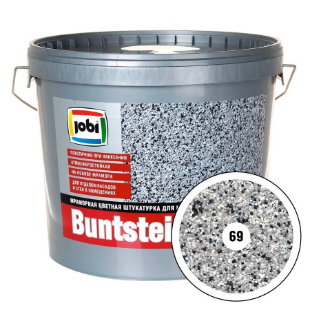JOBI Мраморная штукатурка Buntsteinputz  №69  1,2мм  (20кг) ""