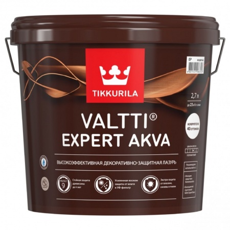 Tikkurila Антисептик VALTTI EXPERT AKVA Валти эксперт аква тик 0,9л/6
