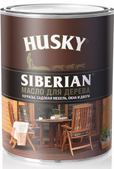 HUSKY SIBERIAN Масло для террас, мебели, окон и дверей 2,7л/3шт