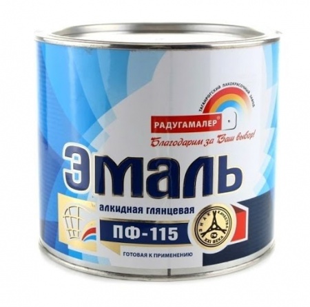 Эмаль ПФ-115 ГОСТ 6465-76 хаки (2,7 кг)/6 Радуга