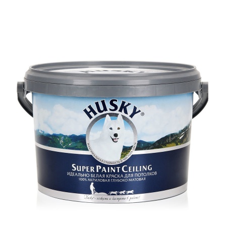 HUSKY SUPER PAINT CELING Краска потолочная (2,5л)""