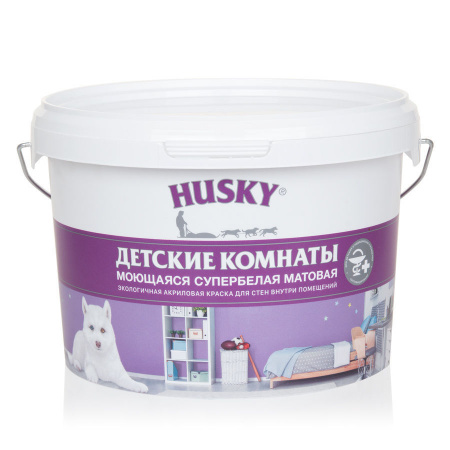 HUSKY Краска для детских комнат -20 2,5л
