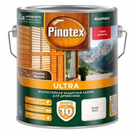 Pinotex ULTRA лазурь влагостойкая CLR (база под колеровку) 0,9л