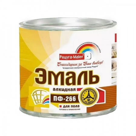 Эмаль ПФ-266 золотисто-коричневая (2,7кг)/6 Радуга
